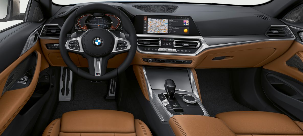 BMW 4er Coupé G22 2020 Innenraum Cockpit