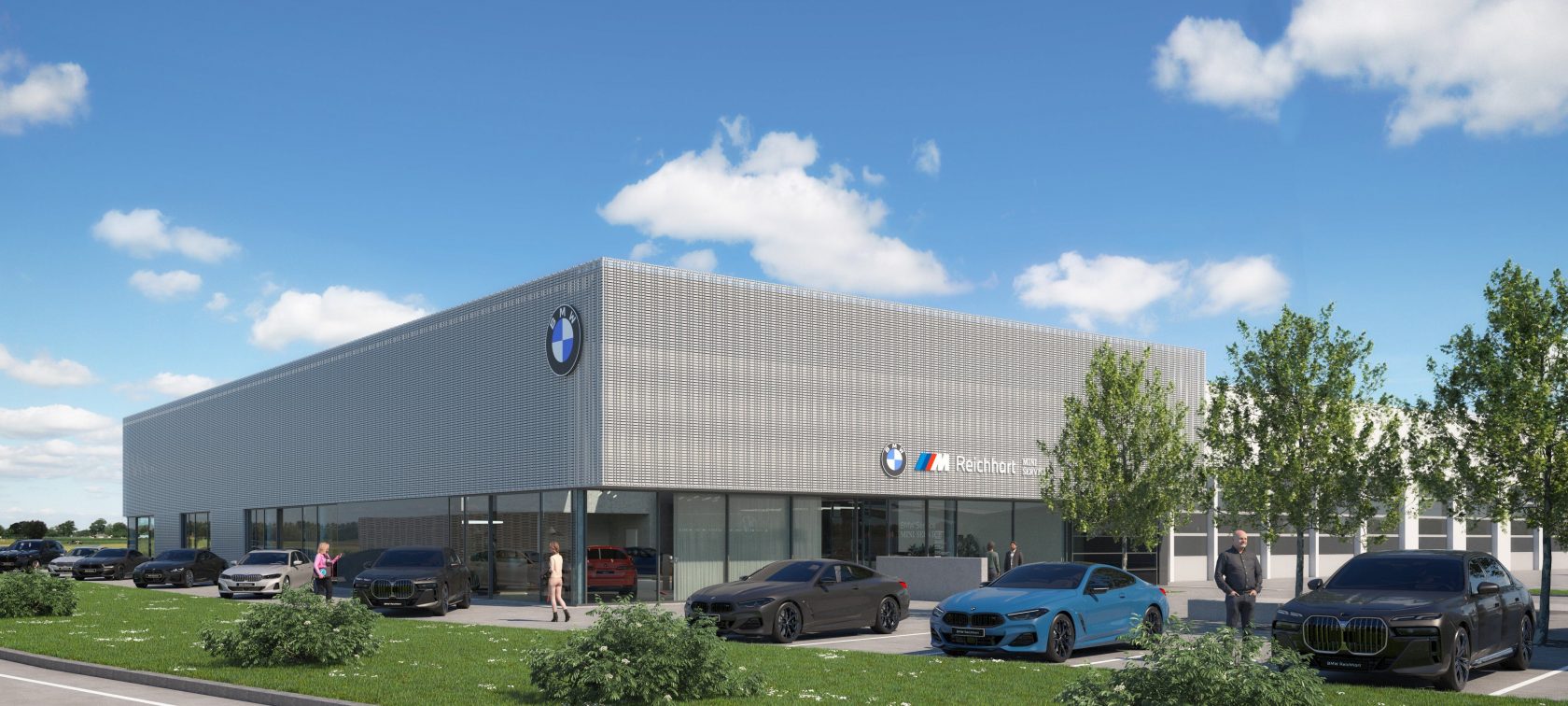 Erneuerung BMW Schauraum und Büro